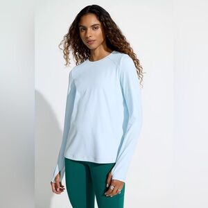 Mondetta Light Blue Women's Long Sleeve Top M